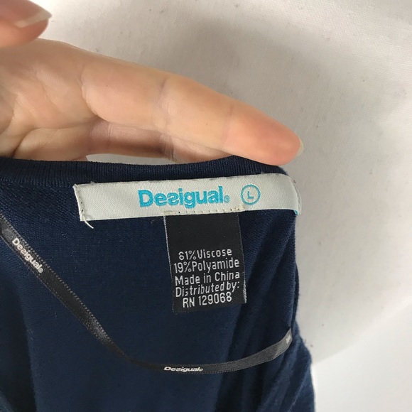 Desigual Tassel floral sequin sweater - Picture 6 of 6